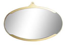 DKD Home Decor Espejo de Metal Dorado 43x2x29 cm