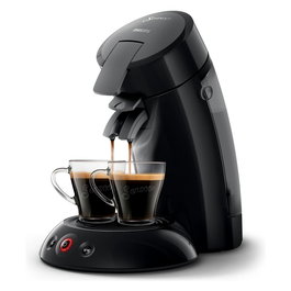 Philips Senseo HD6553/67 Cafetera de cápsulas Original, 2 tazas, 0.7L, 1450W, Negro