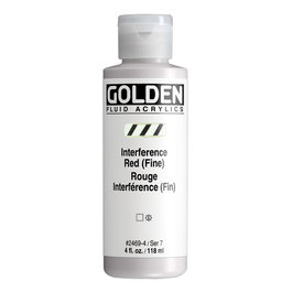 Golden Colores Acrílicos Fluidos Rojo Interferencia (Fino) 118 ml