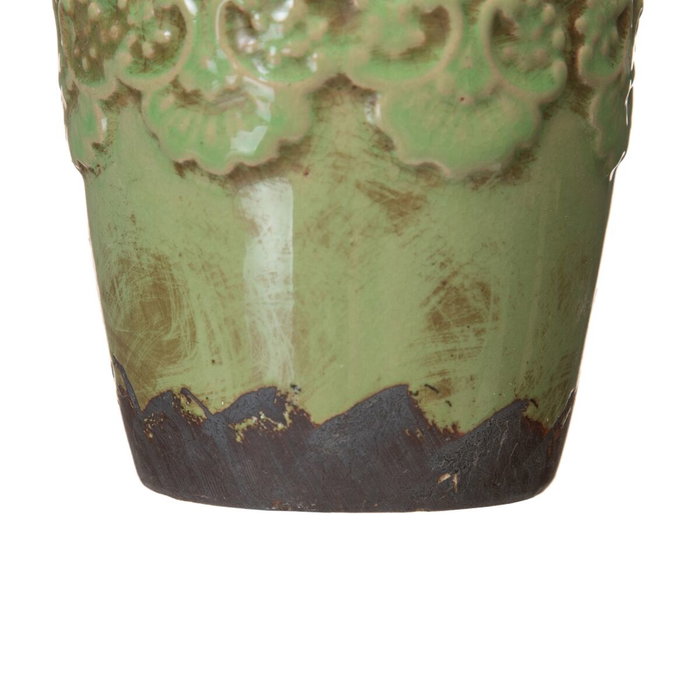 Ixia Macetero Pistacho Cerámica Decoración 11,50 x 11,50 x 11 cm