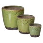 Ixia Macetero Pistacho Cerámica Decoración 11,50 x 11,50 x 11 cm