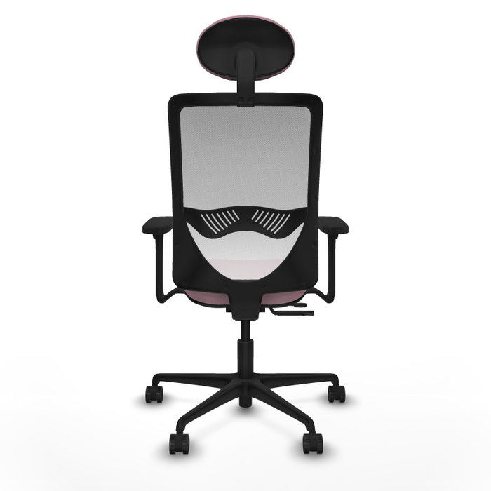 PIQUERAS Y CRESPO Silla de oficina Zulema Rosa y Blanca PIQUERAS Y CRESPO Silla de oficina Zulema Rosa y Blanca