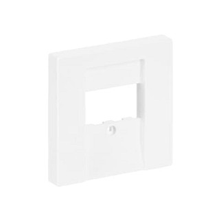 BUSCH-JAEGER BJ 1766-84 Abdeckung para TAE de Datos y Comunicación, Color Blanco de Estudio