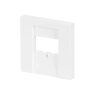 BUSCH-JAEGER BJ 1766-84 Abdeckung para TAE de Datos y Comunicación, Color Blanco de Estudio