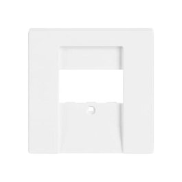 BUSCH-JAEGER BJ 1766-84 Abdeckung para TAE de Datos y Comunicación, Color Blanco de Estudio