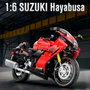 Cada Motocicleta Suzuki Hayabusa Escala 1:6 - 1043 piezas