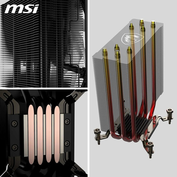 MSI MAG COREFROZR AA13 Sistema de refrigeración híbrido Negro
