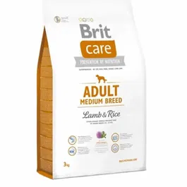 Brit Care Pienso para Perros Adultos Raza Mediana Cordero y Arroz 3 kg