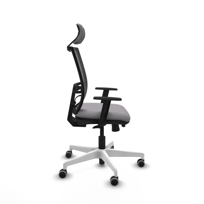 PIQUERAS Y CRESPO Silla de oficina Yunquera con mecanismo Sincro/Traslack Gris y Negro PIQUERAS Y CRESPO Silla de oficina Yunquera con mecanismo Sincro/Traslack Gris y Negro