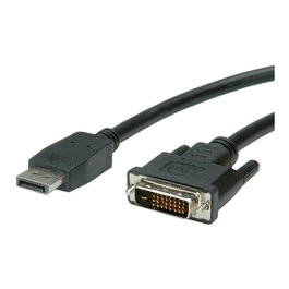 VALUE Cable Adaptador de Video DisplayPort a DVI, 1,5 m, Negro