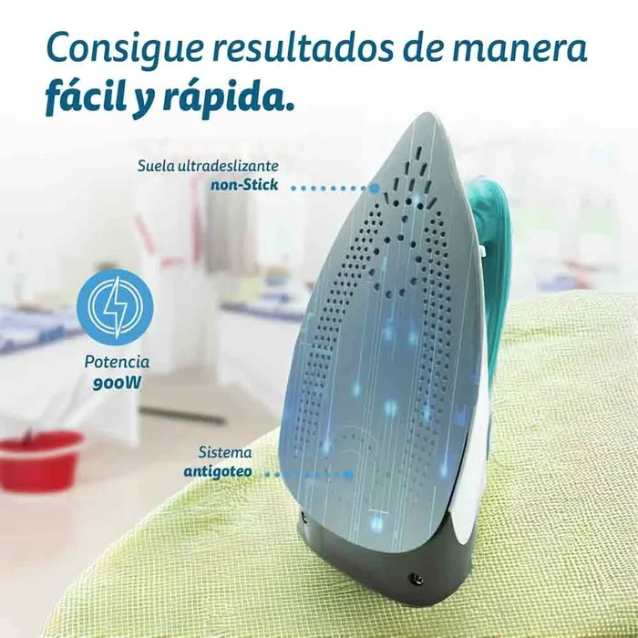 Grunkel PLV-900 Plancha de Viaje 900W Blanco, Azul Grunkel PLV-900 Plancha de Viaje 900W Blanco, Azul