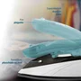 Grunkel PLV-900 Plancha de Viaje 900W Blanco, Azul