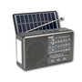 SAMI Radio Multimedia Portatil 8 Bandas con Bateria, Cargador Solar y Pila