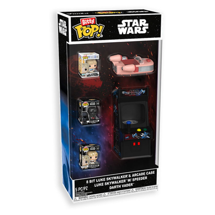 Funko Star Wars Bitty POP! Minifiguras Starter Pack Luke Skywalker 8 Bit Funko Star Wars Bitty POP! Minifiguras Starter Pack Luke Skywalker 8 Bit