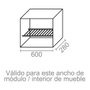 Micel Escurreplatos y vasos para armario Ecr01 en acero inoxidable