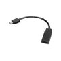 Lenovo Adaptador de cable de vídeo 0B47089 Mini DisplayPort a HDMI Negro