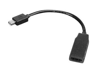 Lenovo Adaptador de cable de vídeo 0B47089 Mini DisplayPort a HDMI Negro