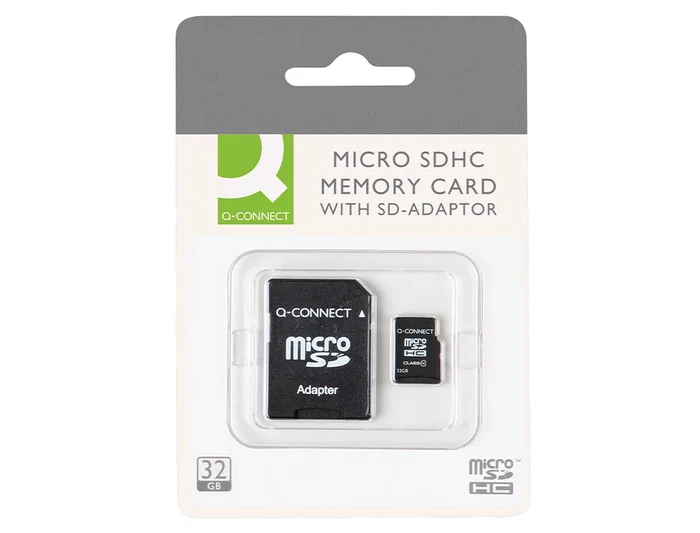 Q-connect Memoria SD Micro Flash 32 GB Clase 6 con Adaptador