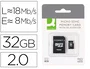 Q-connect Memoria SD Micro Flash 32 GB Clase 6 con Adaptador