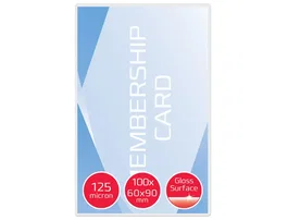 GBC Bolsas de plastificar NIF 60x90mm 2x125 micras Caja de 100 unidades