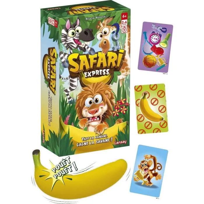 Lansay Safari Express - Juego de Mesa Infantil - A partir de 5 años Lansay Safari Express - Juego de Mesa Infantil - A partir de 5 años