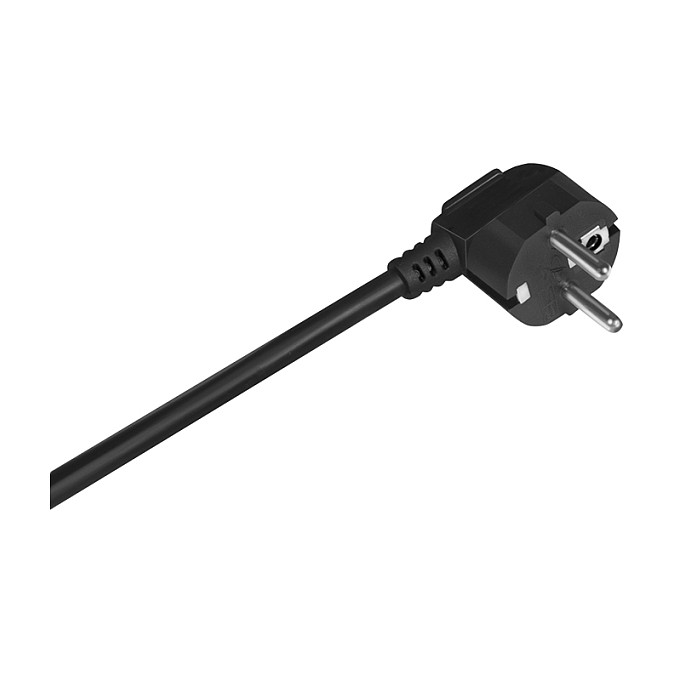 LogiLink LPS235A Regleta Emergente de 3 Tomas, Negro/Plata