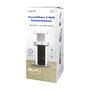 LogiLink LPS235A Regleta Emergente de 3 Tomas, Negro/Plata