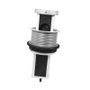 LogiLink Regleta de enchufes pop-up con 3 tomas de seguridad, 100 mm