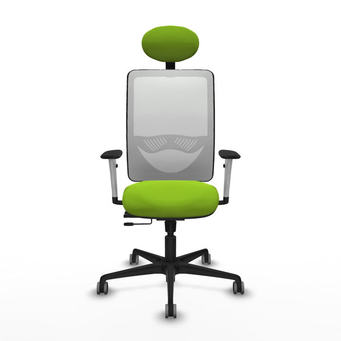 PIQUERAS Y CRESPO Silla de oficina Zulema Pistacho y Blanco PIQUERAS Y CRESPO Silla de oficina Zulema Pistacho y Blanco