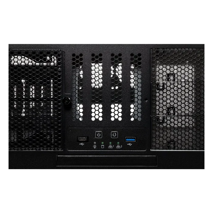 Unykach UK4329 - Caja de Servidor Rack 19" 4U con Rejilla Frontal, Filtro Antipolvo, USB 3.0, USB Type-C (2ª Gen), Soporte ATX, Bahías para HDD/ODD - Negro/Plata Unykach UK4329 - Caja de Servidor Rack 19" 4U con Rejilla Frontal, Filtro Antipolvo, USB 3.0, USB Type-C (2ª Gen), Soporte ATX, Bahías para HDD/ODD - Negro/Plata