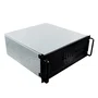 Unykach UK4329 - Caja de Servidor Rack 19" 4U con Rejilla Frontal, Filtro Antipolvo, USB 3.0, USB Type-C (2ª Gen), Soporte ATX, Bahías para HDD/ODD - Negro/Plata
