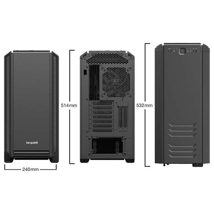 Be Quiet! Silent Base 601 Window Midi Tower Negro