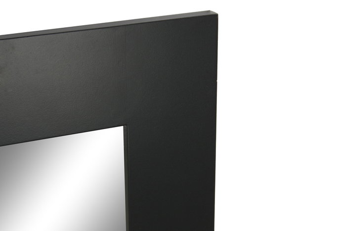 DKD Home Decor Espejo MDF Negro 60x2,5x86 cm