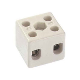 Bachmann Abrazadera de Porcelana 2 Polos hasta 2,50 mm