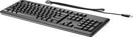 HP Teclado USB EU INT Negro