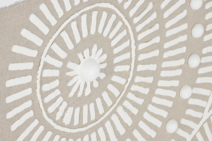 DKD Home Decor Cuadro Lienzo con Círculos Pack de 2