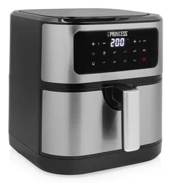 Princess 183043 Freidora de Aire Digital sin Aceite, 7 Litros de Capacidad, 1800W, 10 Programas, Panel Táctil, Negro