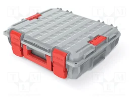 KISTENBERG C BLOCK PRO 15 Maleta para herramientas con espuma, gris