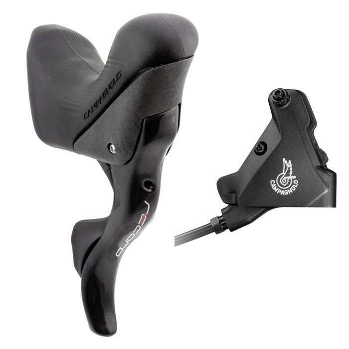 Campagnolo Record EP Maneta Freno/Cambio Derecha Hidráulico 12V Pinza Trasera Flat Mount 160 mm Negro Campagnolo Record EP Maneta Freno/Cambio Derecha Hidráulico 12V Pinza Trasera Flat Mount 160 mm Negro