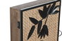 DKD Home Decor Guardallaves Oriental 2023 Natural Negro MDF 6 x 30 x 20 cm (2 Unidades)