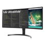 LG Monitor 35WN75CP-B 35" Curvo 1800R UWQHD (3440x1440) 100Hz HDR10 FreeSync USB-C 94W VESA Negro