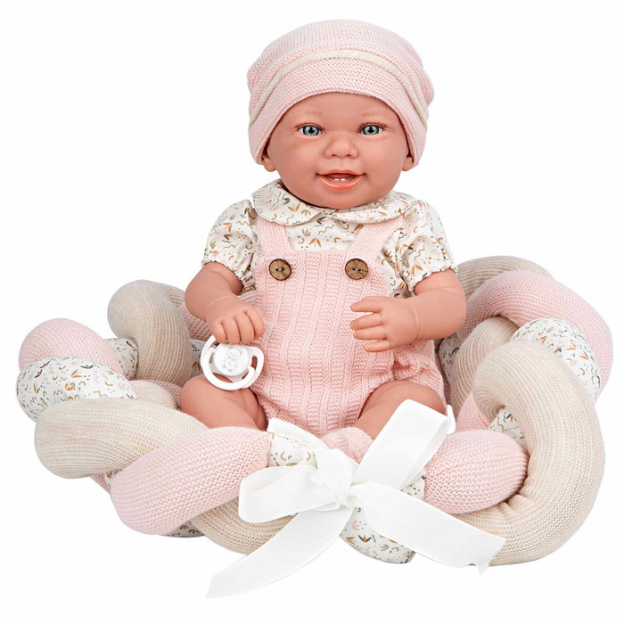 Muñecas Arias Muñeca Elegance Zoe Rosa con Cojín