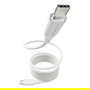 PanzerGlass empower Magnetic Cable USB-C to USB-C 240W, USB 2.0, 1.5m, Color Blanco Plateado, 1 Unidad