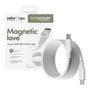 PanzerGlass empower Magnetic Cable USB-C to USB-C 240W, USB 2.0, 1.5m, Color Blanco Plateado, 1 Unidad