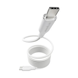 PanzerGlass Cable USB-C a USB-C empower™ by ® Magnetic 240W, 1.5m, Blanco