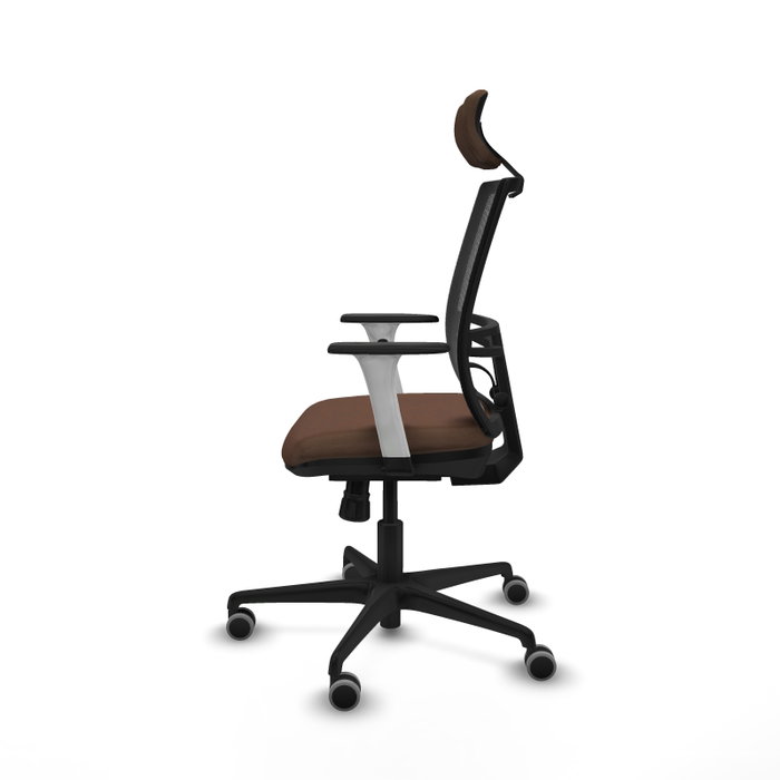 PIQUERAS Y CRESPO Silla de oficina Yunquera con mecanismo Sincro Marrón y Negro PIQUERAS Y CRESPO Silla de oficina Yunquera con mecanismo Sincro Marrón y Negro