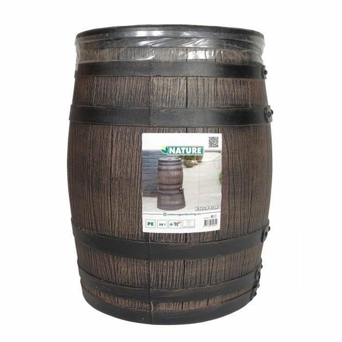 Nature Colector de agua en forma de barril 50 litros Nature Colector de agua en forma de barril 50 litros