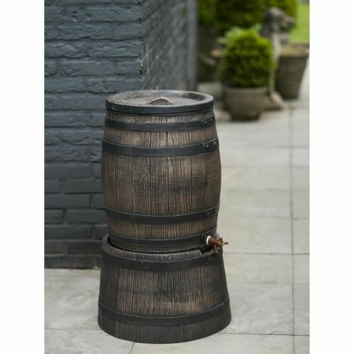 Nature Colector de agua en forma de barril 50 litros Nature Colector de agua en forma de barril 50 litros