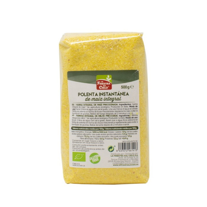 La Finestra Polenta Instantánea de Maíz Integral Bio 500g La Finestra Polenta Instantánea de Maíz Integral Bio 500g