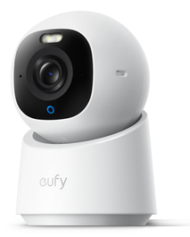 Eufy Indoor Cam E30 Cámara de Seguridad IP Interior 4K, Montaje Techo/Pared/Poste, Visión Nocturna, 125º Campo de Visión, Blanco